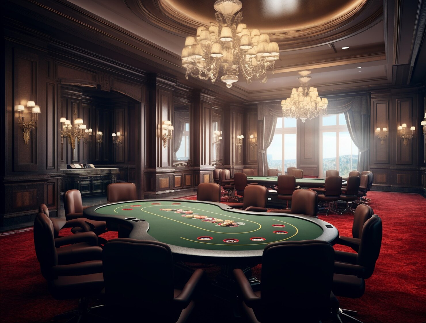 Elegant kasinointeriör